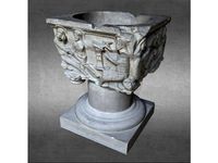 Baptismal font, Church Sainte-Renelde of Saintes by GeoffreyMarchal
