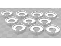 Gloomhaven Bases for minis 1-10, gloomhaven font embossed by robjohnson06