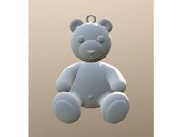 Teddy bear charm by csq3303