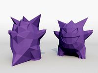 Gengar LowPoly by herrecoco