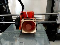 Cap with 60mm fan for Anet A8 E3D Carriage by Kotvic