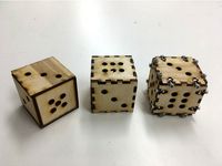Laser Cut Dice by pnuvspace