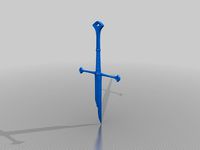 Narsil for one-piece printing by DinosaurNothlit