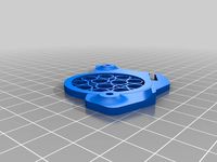 Left Bracket With Grill for gdramos's Fang Fan Shroud by NotARobotArm