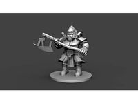 Dwarf Warrior Mini by nateMercieca