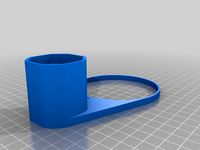 Echo Dot Wall Mount with side and top openings for power supply. by travisdh1