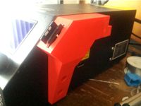 Creality 3D CR10 Micro SD to SD card cable cover with USB cable support using the SD card board only by Smithy828