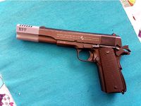 Compensator for an airsoft Colt 1911 by MissDeliana