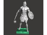 Gladiator by Redxvb - Smoothed and sliced (Choice of sword or Flail) by garethandrewlee