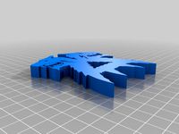 Khorne Logo Wolves Heads by kombatunit