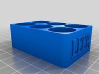 18650 6x holder with german labels by dahuafschmied