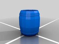 Low Poly Barrel by TMeucci