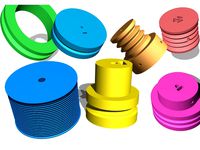 Round Belt Pulley Creator by FollyMaker