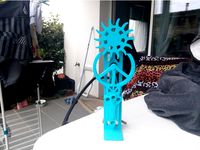 Pendulum Clock with bracket 2 parts by lifay64