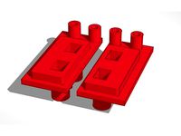 Double Headlight mount for Tamiya Grand Hauler by Greywerld