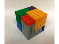 Cube Dissection Puzzle/ Model for 3^3 + 4^3 +5^3 = 6^3 by lgbu