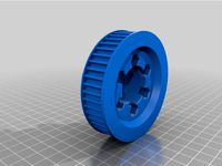 Parametrical Pulley for MBS All terrain electric skateboard wheel  by Leav