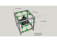 AL3D 300x300x350 linear guide CoreXY - 3030 frame by san_dro