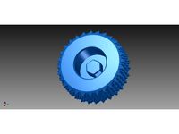 Grippy head for M8 screws by Ebolompedo