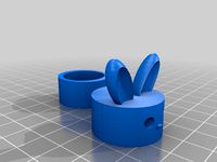 Bunny Rabbit Cork Decorator - Ready to print by VJ-Maker
