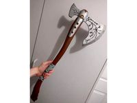 God of War Leviathan Axe remix of XanMan32's design by Snuffypot11