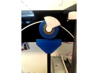 Anet A8 (Reprap Prusa i3) Side or Top Feeding Filament Guide  by KAHN3R