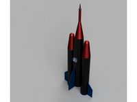Detailed Rocket by Gemini_3D