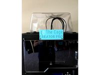 FlashForge Creator Pro High-Mount Printer Tag by reececache