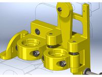 Dual E3D Extruder with servo by PukinDog