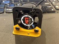 XRay T4 mounting bracket for WTF Turbo Fan by grandaspanna