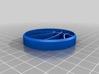 Basketball Cookie Cutter 55mm by fkngmaquetas