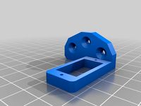 Anet A8 E3D V6 Bowden MODULAR servo mount by DinhOw