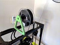 Lulzbot Taz 6 Top Mount Spool Holder by Podzi