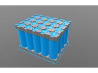 18650 1s20p pack 4x5 holders by hamstertech