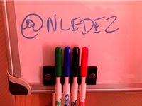 Customisable Whiteboard pen holder by nledez