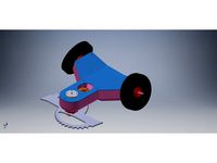 Antweight Horizontal Bar Spinner - Tiger Shark V4 by thesaxmachine