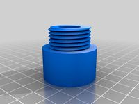 1 1/4 inch pipe -> US garden hose connector by SteveCoast
