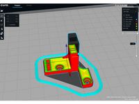 BlTouch Mount For Ender 3 (remix) - no supports needed by MyStoopidStuff
