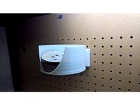 5" sanding disc pegboard holder by death4u