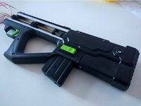 Airsoft electric toy gun mk3 - back body by iozjik