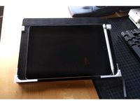 iPad easel (used Moleskine A4 Sketchbook) by sindigo