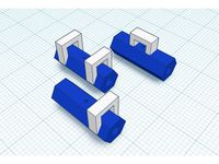Leader 120 Hex Join with Holes For Zipties by Flowr