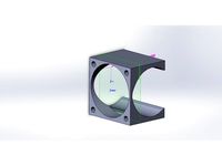 30 mm cooling mount to e3d-v5 extruder/Крепление для охлаждения 30мм к экструдеру e3d-v5 by zlouatom