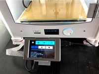 OctoPrint Raspberry Pi Rig 3.5" PiTFT Touch Display Holder by Stevetecx
