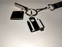 Google Pixel 2: Keyring Dongle Holder by hypercubesquared