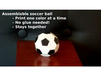 Soccer ball (Truncated icosahedron) assembly by Mattias_Selin