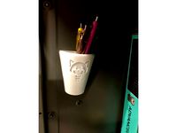 Retsuko (Aggretsuko) magnetic pen cup by cryocide