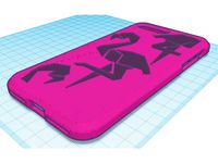 Iphone 7 plus flamingo case by Monimacias