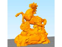 A Horse ornament bring wealth and fortune by stronghero
