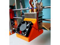 Zonestar P80QR2 Fan Duct by BoothyBoothy